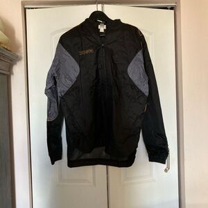 Kappa Men's Black and Gray Windbreaker